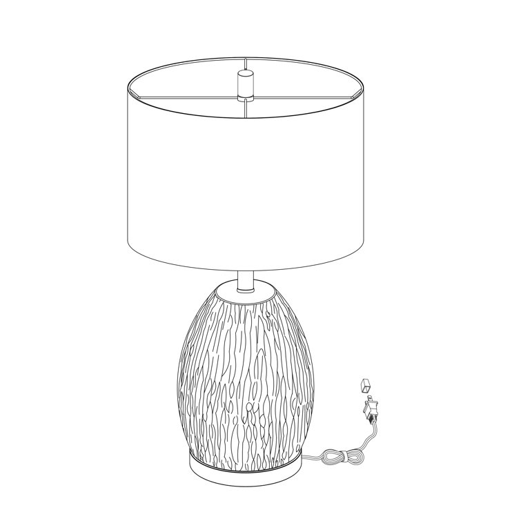 JUNNAI Ceramic Table Lamp Wayfair Canada